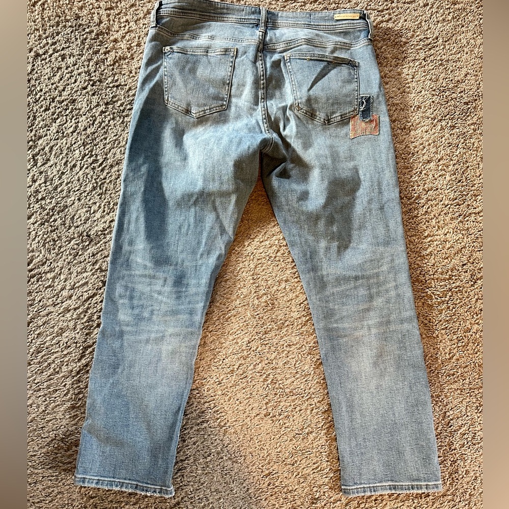 Pilcro Distressed Patchwork Jeans - image 2